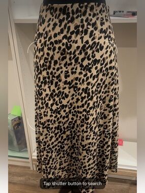 Leopard print Skirt Size Petite M